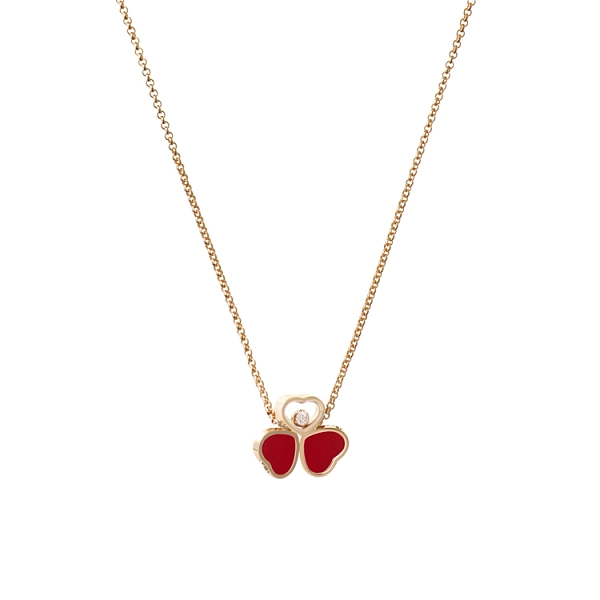 Gold Chopard Happy Hearts Halskette 81A083-5811