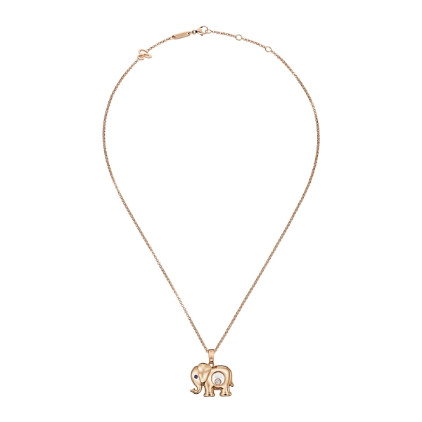 Gold-Anhänger Chopard Happy Diamonds Elefant 79A189-5001
