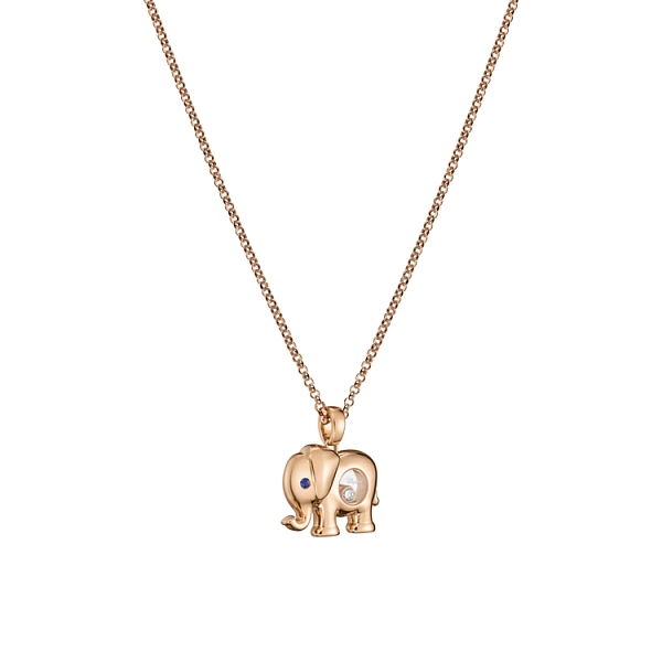 Gold-Anhänger Chopard Happy Diamonds Elefant 79A189-5001