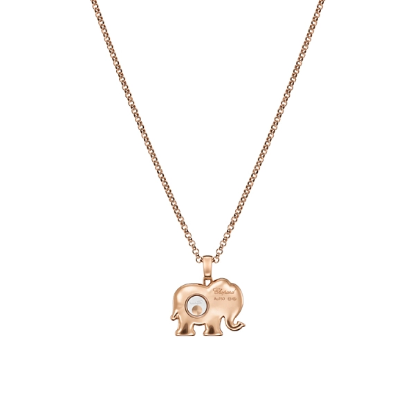 Gold-Anhänger Chopard Happy Diamonds Elefant 79A189-5001