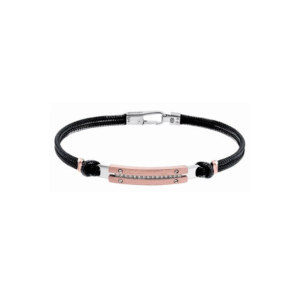 Gold Herrenarmband mit Diamanten