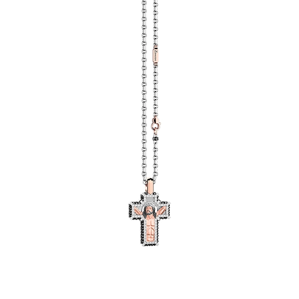 Gold-Anhänger Kreuz Zancan Symbolic EC900BR