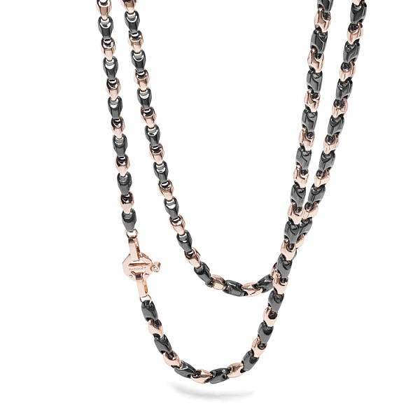 Gold Herren Baraka Kette mit Keramik GC275391