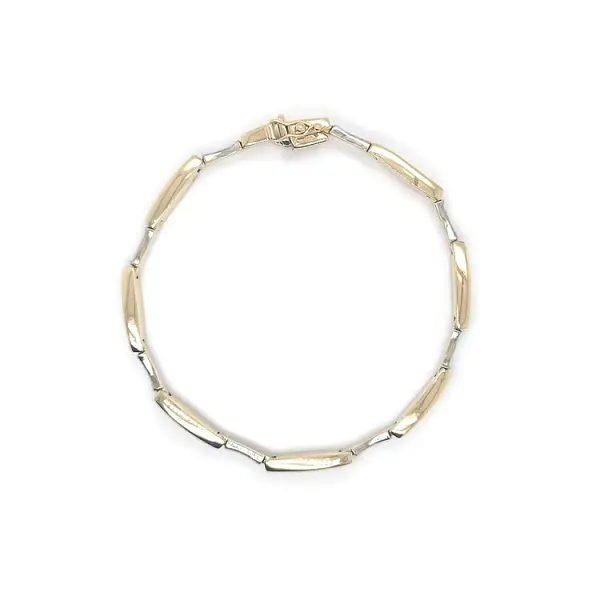 Gold-Kombi-Armband