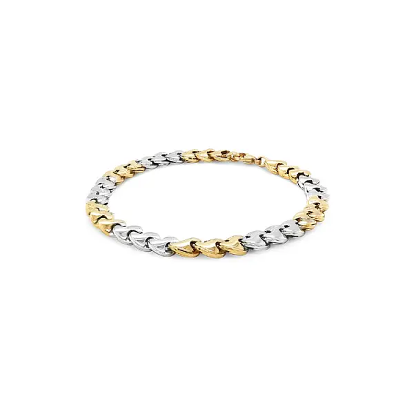 Kombination Goldarmband