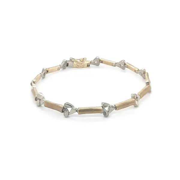 Gold-Kombi-Armband