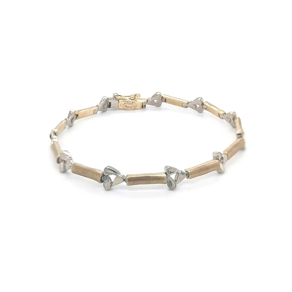 Gold-Kombi-Armband