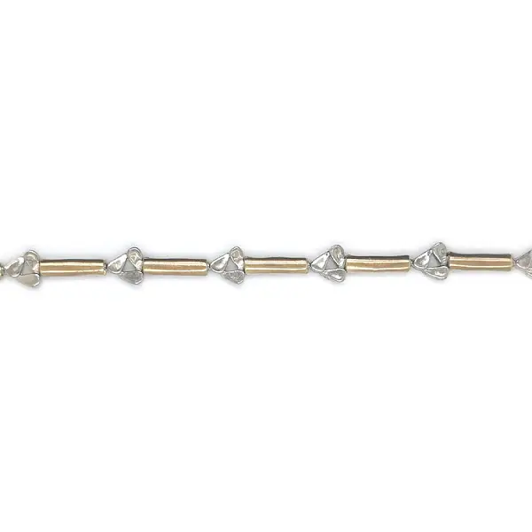 Gold-Kombi-Armband