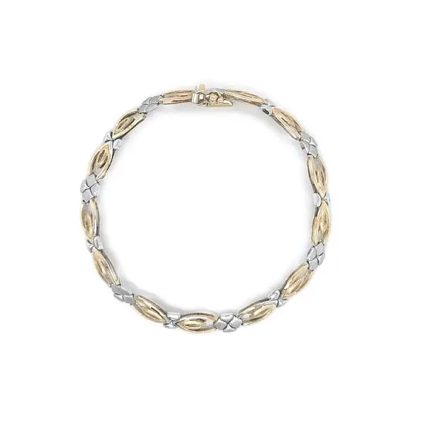 Gold-Kombi-Armband