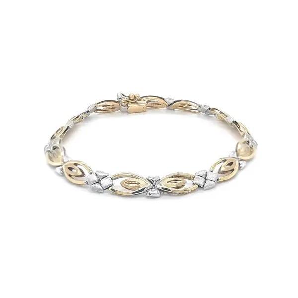 Gold-Kombi-Armband