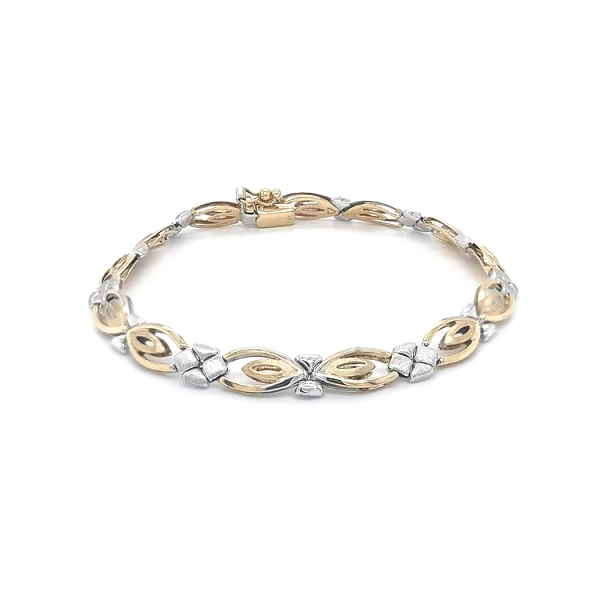 Gold-Kombi-Armband