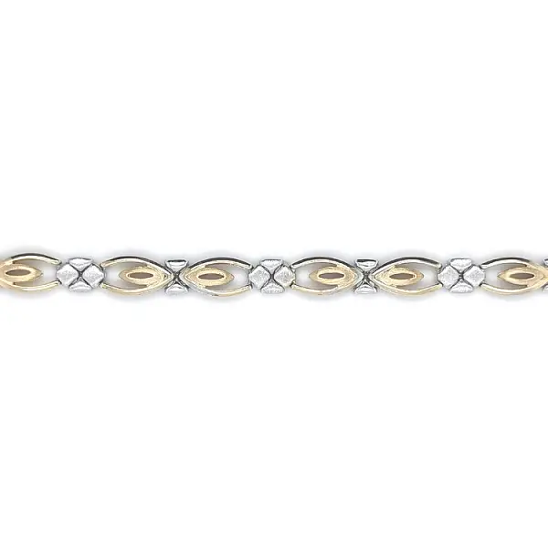 Gold-Kombi-Armband