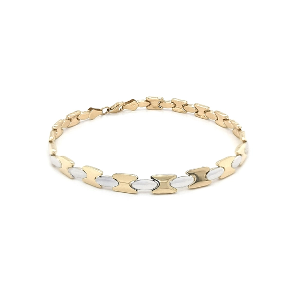 Gold-Kombi-Armband
