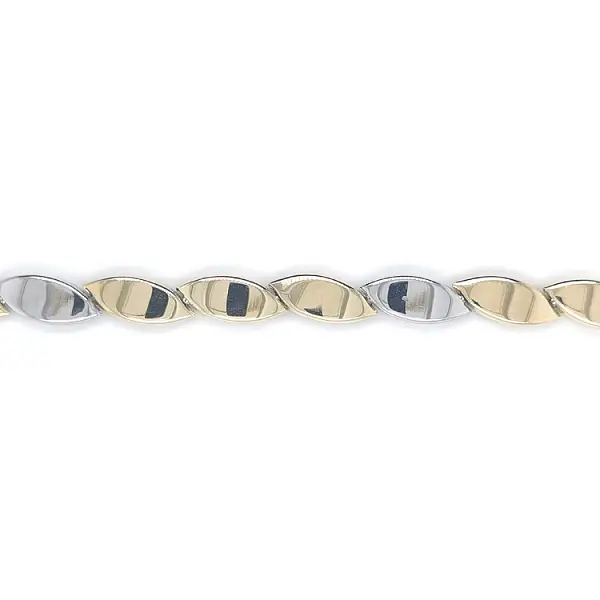 Gold-Kombi-Armband