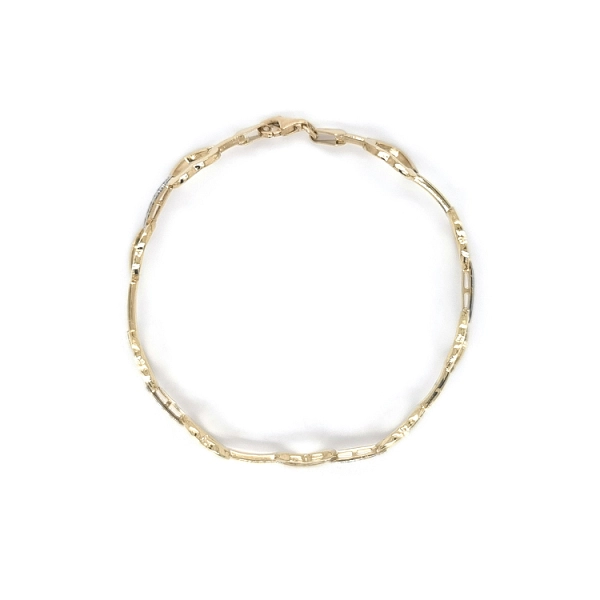 Gold Damenarmband Herz mit Zirkonen