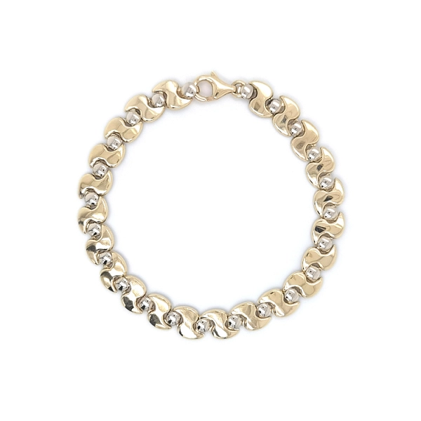 Gold-Kombi-Armband
