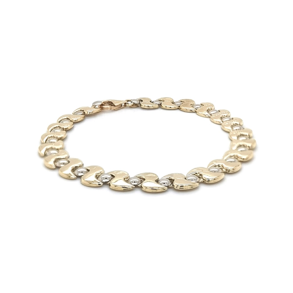 Gold-Kombi-Armband
