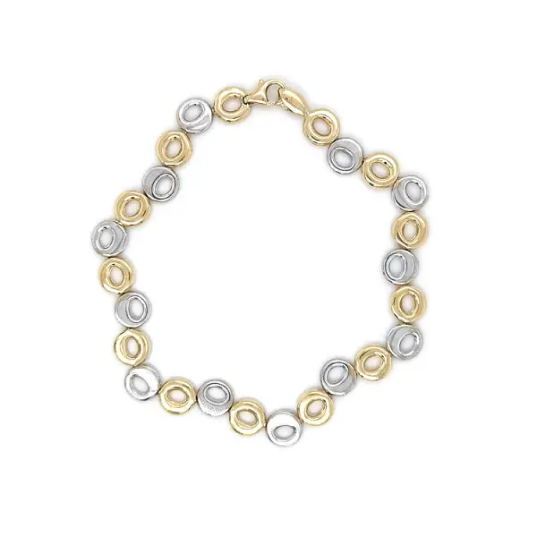 Gold-Kombi-Armband