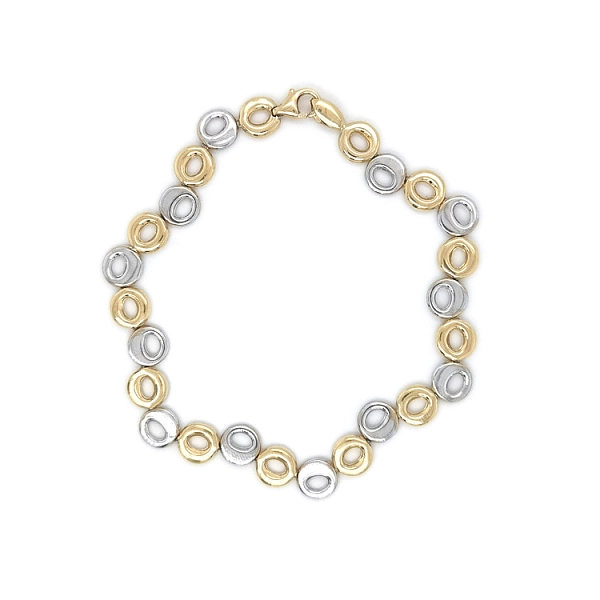 Gold-Kombi-Armband