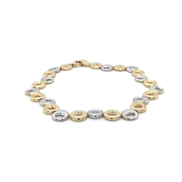 Gold-Kombi-Armband
