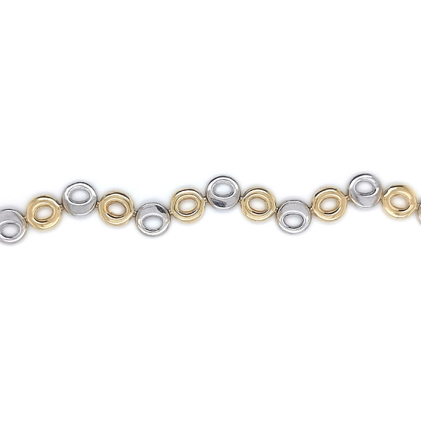 Gold-Kombi-Armband