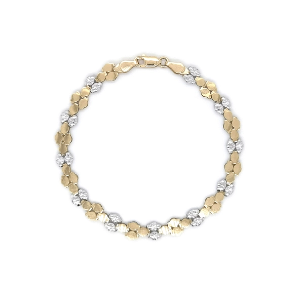 Gold-Kombi-Armband
