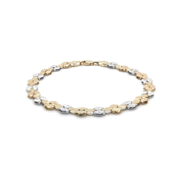 Gold-Kombi-Armband