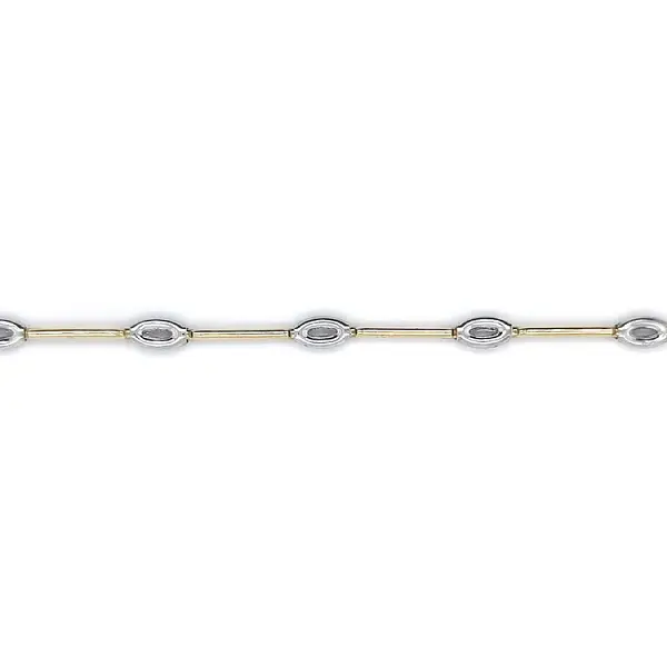 Gold Damenarmband aus farbigem Gold