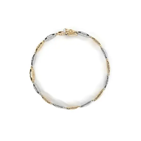 Gold-Kombi-Armband