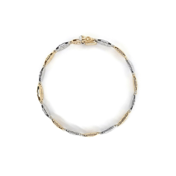 Gold-Kombi-Armband