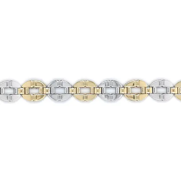 Gold-Kombi-Armband