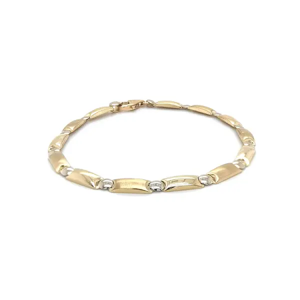 Gold-Kombi-Armband