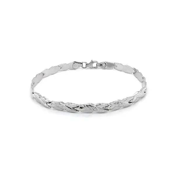 Weißgold-Armband
