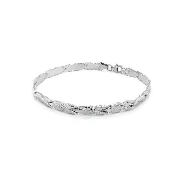 Weißgold-Armband