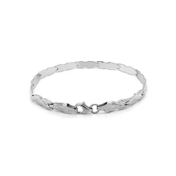 Weißgold-Armband