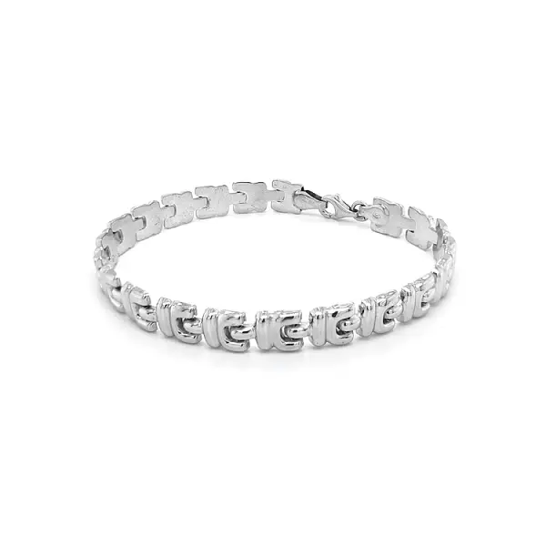 Weißgold-Armband