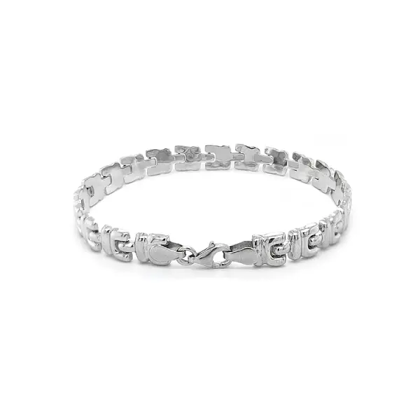 Weißgold-Armband