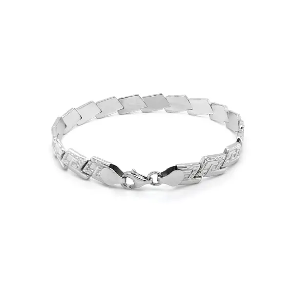 Weißgold-Armband