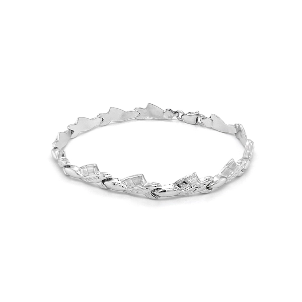 Weißgold-Armband
