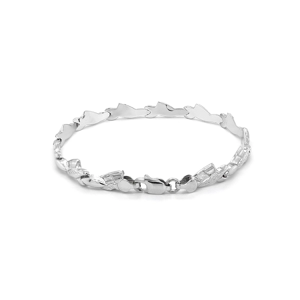 Weißgold-Armband