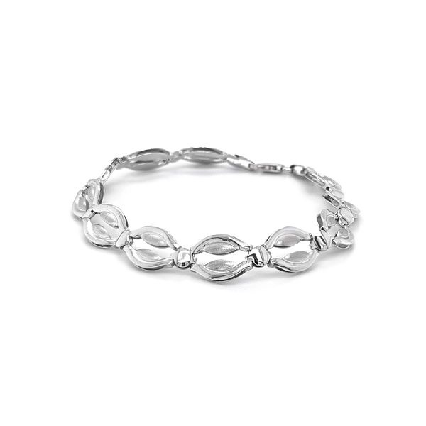 Weißgold-Armband