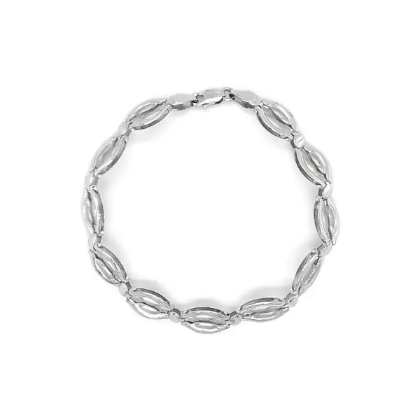 Weißgold-Armband