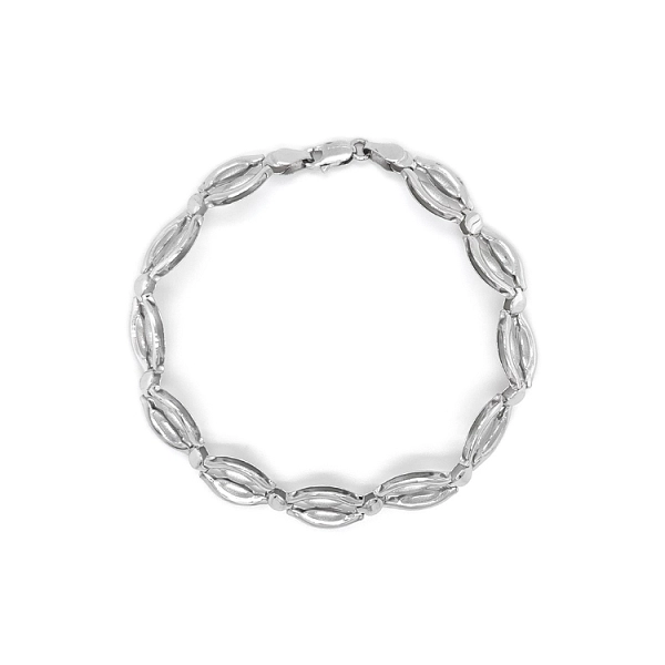 Weißgold-Armband