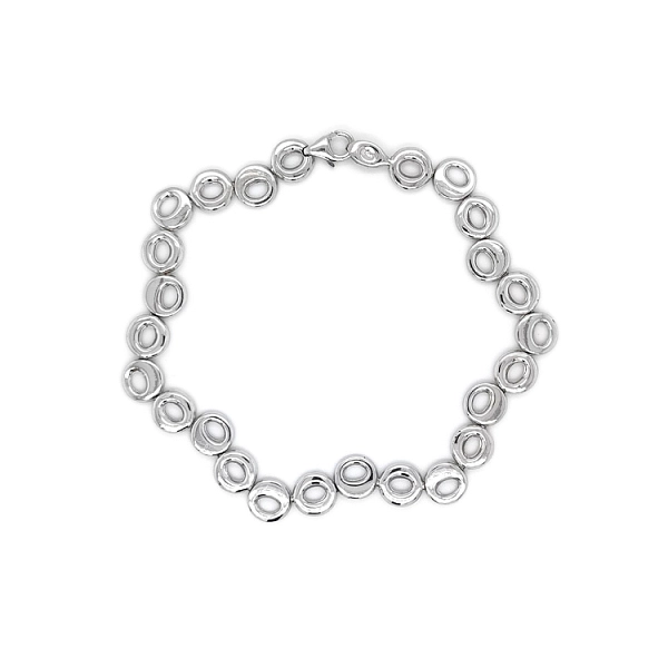 Weißgold-Armband
