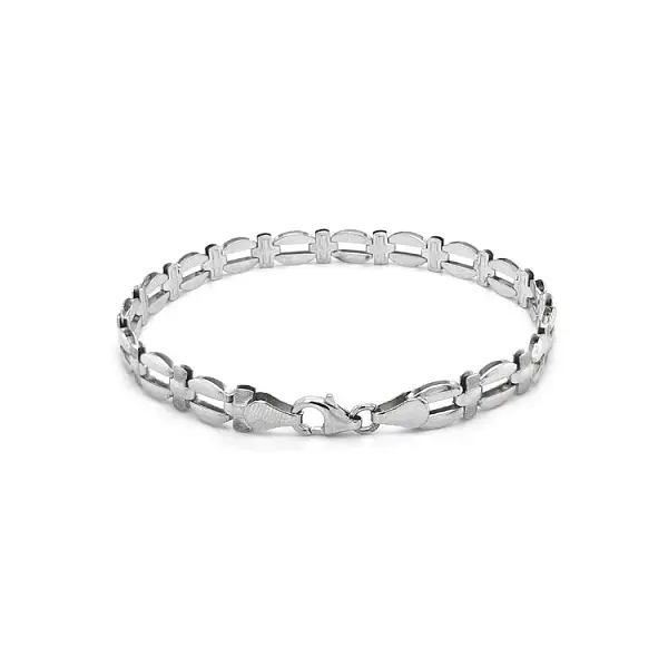 Weißgold-Armband