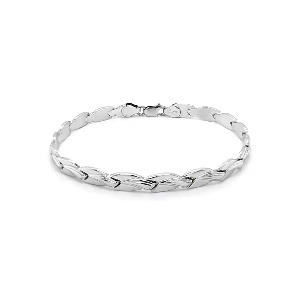 Weißgold-Armband