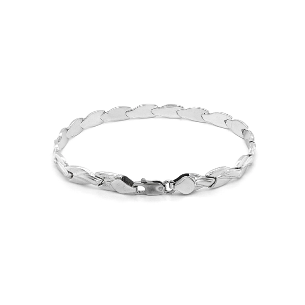 Weißgold-Armband