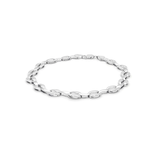 Weißgold-Armband