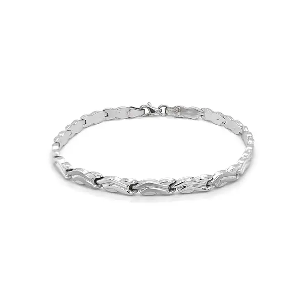 Weißgold-Armband