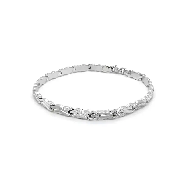 Weißgold-Armband
